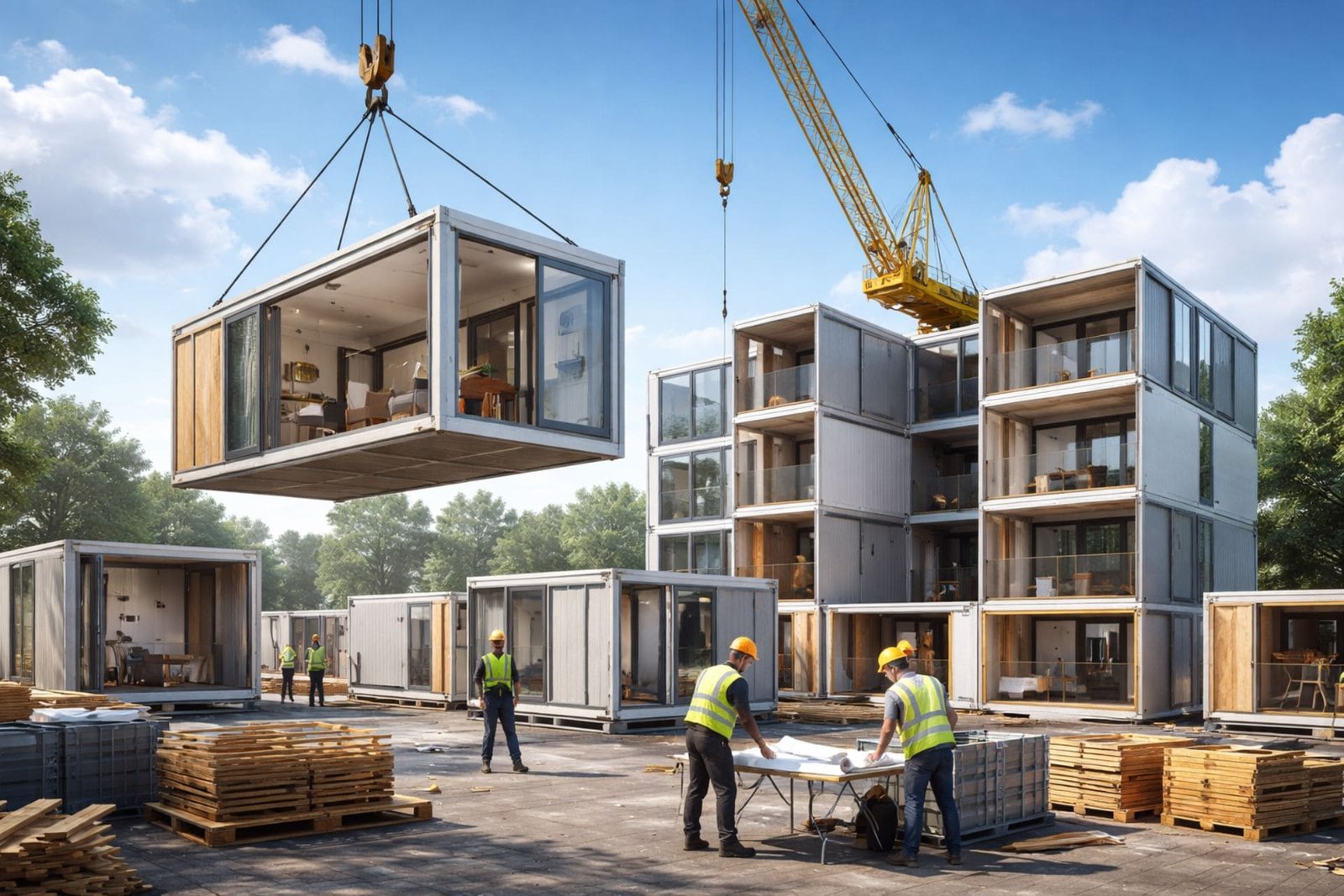 Construção Modular e Pré-Fabricada: Acelerando o Processo de Construção